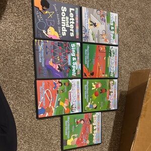 Sing & Spell Educational DVD Set - Colorful Learning Series (never used)